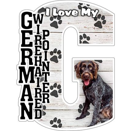 I Love My German Wirehaired Pointer Fridge Magnet
