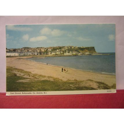 EAST STRAND, BALLYCASTLE, Co. Antrim, NORTHERN IRELAND unused postcard =