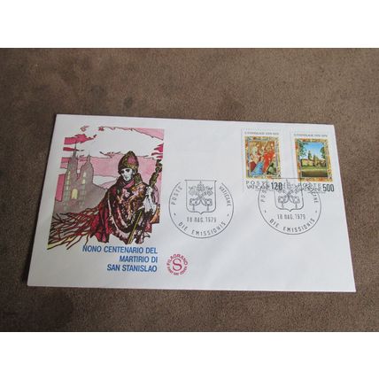 1979 Vatican FDC Postal Cover - Martirio di San Stanislao