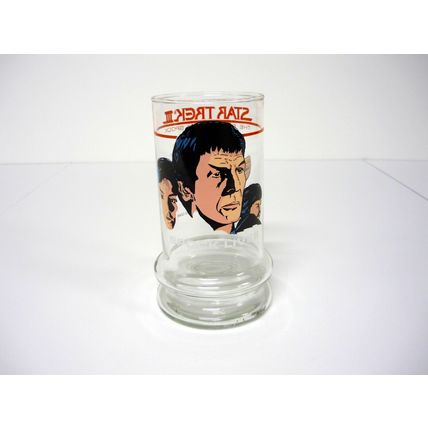 Star Trek III Spock Lives Glass Vintage Taco Bell Promo 1984