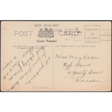 LW Wilson - Manawatu Gorge, New Zealand, 1926 - William Park Postcard
