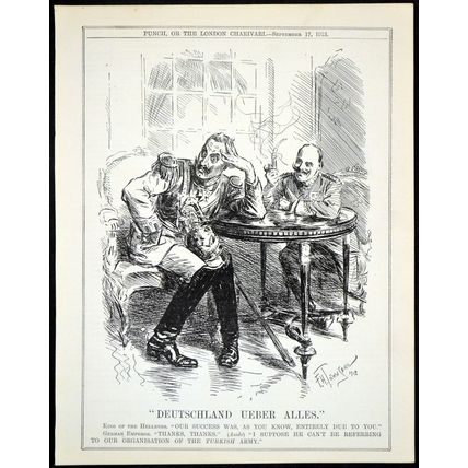 DEUTSCHLAND UEBER ALLES 1913 Frederick Henry Townsend PUNCH CARTOON PAGE
