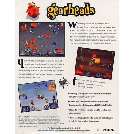 gearheads (MAC-CD, 1996) for Macintosh - NEW CD in SLEEVE