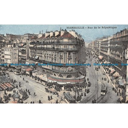 R137603 Marseille. Rue de la Republique