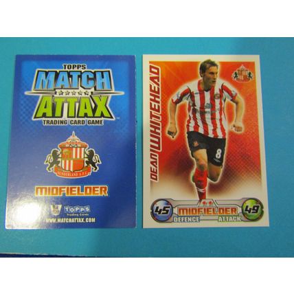 Dean Whitehead - Sunderland - Match Attax 2008/09 Football Card