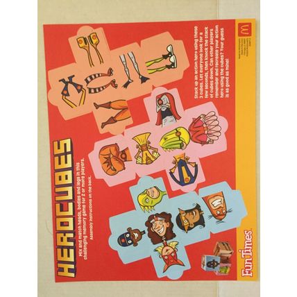 NEW McDonalds Kid's Herocubes, Fun Times & Outdoor Summer Promo Items