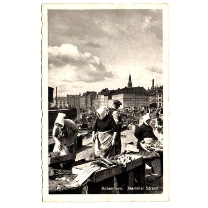 Kobenhavn. Gammel Strand - Postally Unused - Rudolph Olsen Postcard