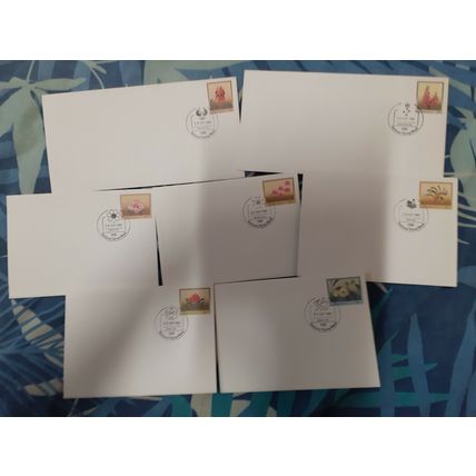australia 1981 set 7 pre stamped envelopes national stamp week postmarked