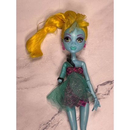 Monster High 13 Wishes Lagoona Blue Doll 2013 Yellow Hair Strapless Dress BBV48