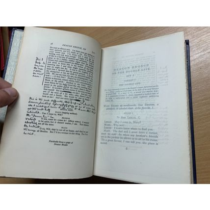 RARE* 1922 ROBERT LOUIS STEVENSON "DEACON BRODIE & OTHER PLAYS" VOL 6 BOOK (P6)