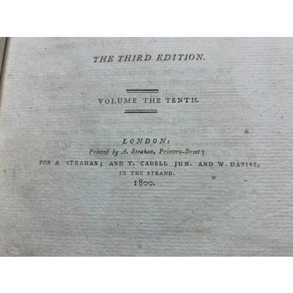 RARE* 1800 "HISTORY OF GREAT BRITAIN 1399-1485" ROBERT HENRY VOL 10 BOOK (P5)