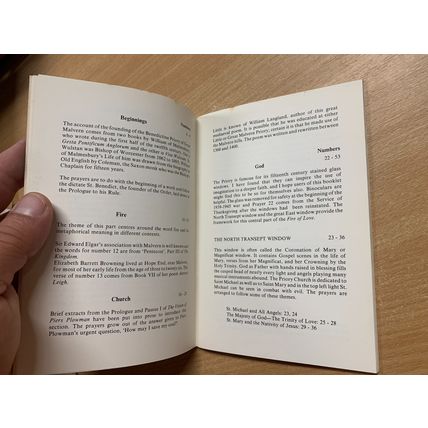 1985 "FIRE OF LOVE" PRAYERS & MEDITATIONS RELIGIOUS PAPERBACK BOOKLET (LL)