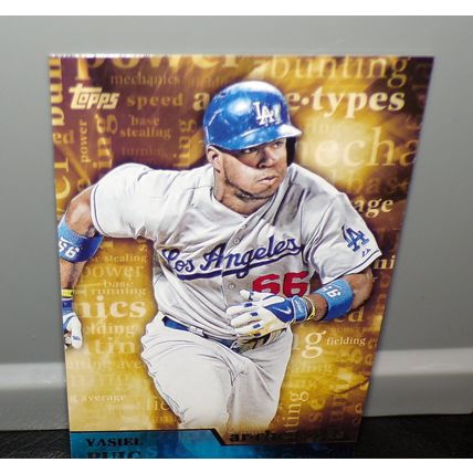 TOPPS 2015 YASIEL PUIG AR* CHE*TYPES CARD #A5
