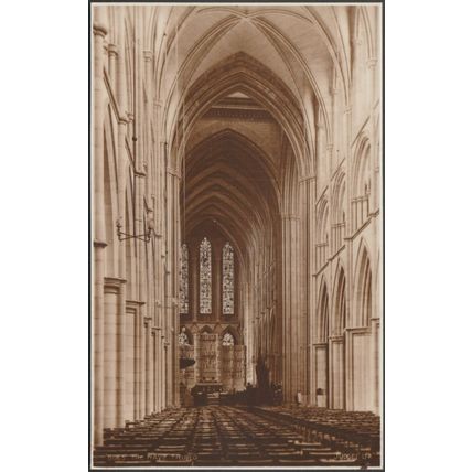 The Nave, Truro Cathedral, Cornwall, 1923 - Judges RP Postcard
