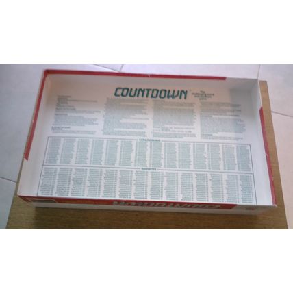 COUNTDOWN: Channel Four TV Tie-In Game. MB Games (Vintage 1986)