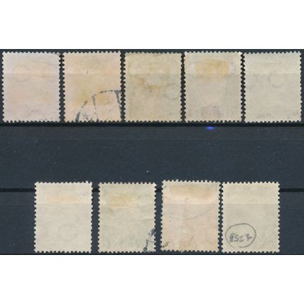Queen Wilhelmina: 9 Values - Netherlands 1940 - Used Hinged