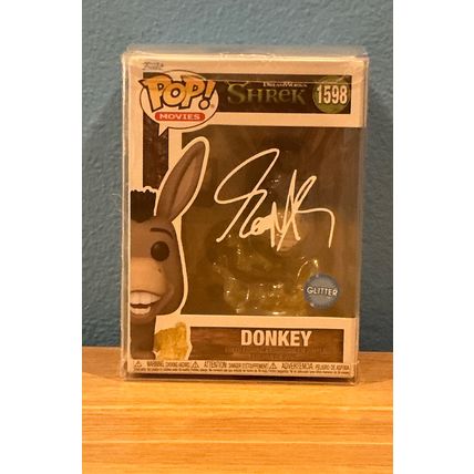 Funko Pop! Movies - Donkey #1598 Facsimile Laser Autographed (Box & Protector)