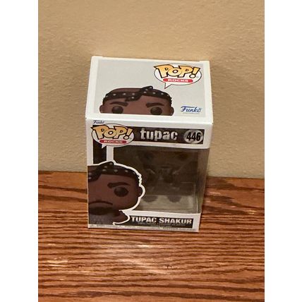 Funko Pop! Rocks - Tupac Shakur #446 Vinyl Figure (Box & Protector)