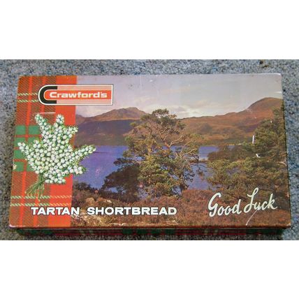 Vintage Crawfords Tartan Shortbread tin