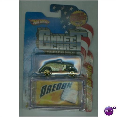 2009 Hot Wheels Connect Cars Oregon #33 '33 Ford on Card