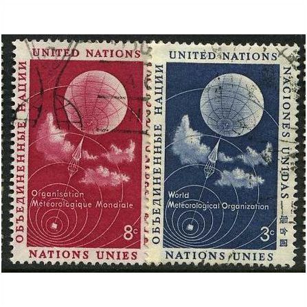 1957 Michel 55/56 - fine used (o)