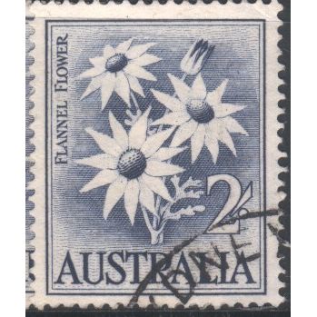 Australia 1959 - SG323 - 2/- blue - Flannel Flower - used