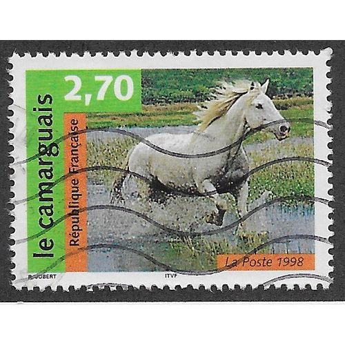FRA 1998 2.70F 'HORSES - CAMARGUE' FINE USED (EBID58-033)