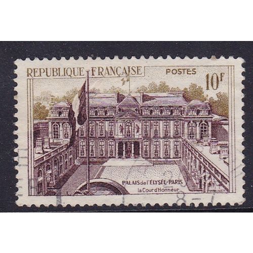 FRANCE 1957 TOURIST PUBLICITY 10F VALUE USED SG1351