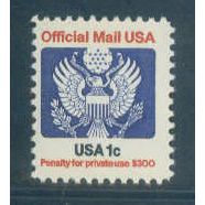 O127 1c Eagle Fine MNH Q3173