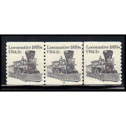 1897A 2c Locomotive Fine MNH Dry Gum PNC 10/3 PA2255