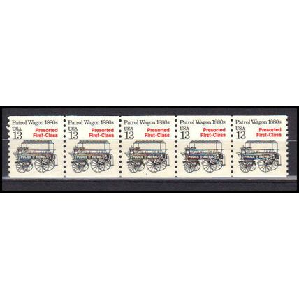 2258 13c Police Wagon Very Fine MNH Dry Gum PNC 1/5 AA0494