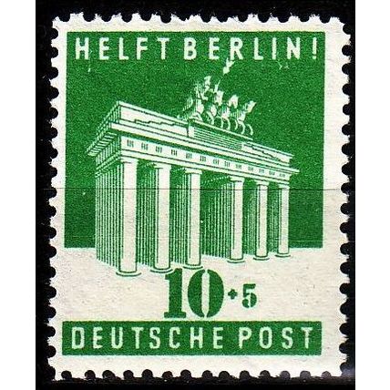 GERMANY Alliiert AmBri [1948] MiNr 0101 A ( */mh )