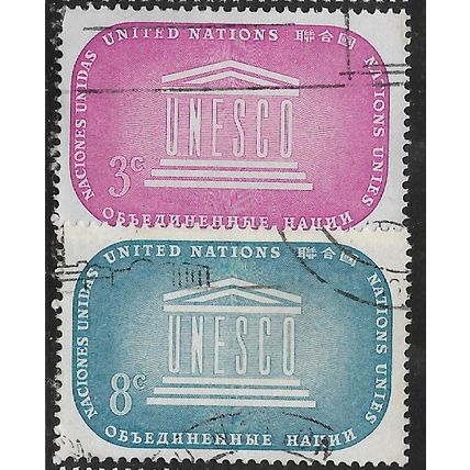 1955 Michel 37/38 - fine used (o)