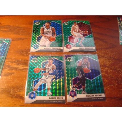 2020/21, Panini Mosaic, 11-Cards, Green Reactive Prizms, w/Rc Variations, Stars