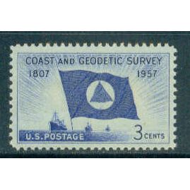1088 3c Coast Survey Fine MNH MA0183