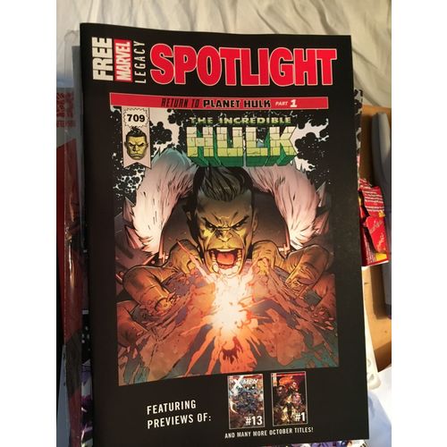 Marvel Legacy Spotlight (2017) #1 Previews of Hulk , Iron Fist ,X-Men GOLD