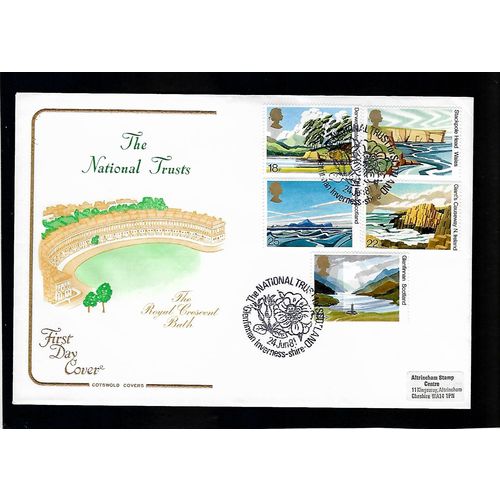 GREAT BRITAIN 1981 THE NATIONAL TRUST H/S GLENFINNAN FIRST DAY COVER#1