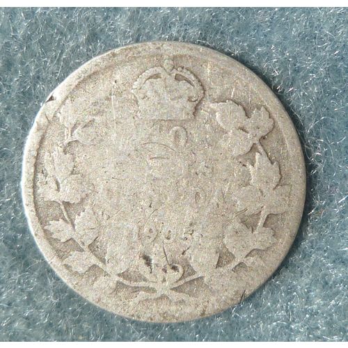 1905 Canada Silver Dime