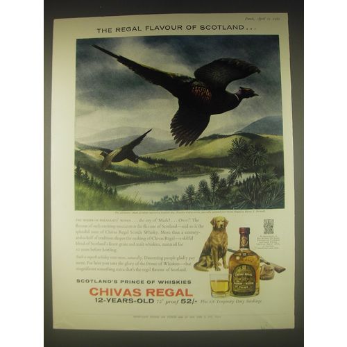 1962 Chivas Regal Scotch Advertisement