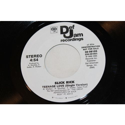 Slick Rick Promo 45-TEENAGE LOVEx2 STEREO