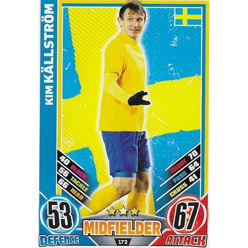 Match Attax - Euro 2012: Sweden - Midfielder, Källström