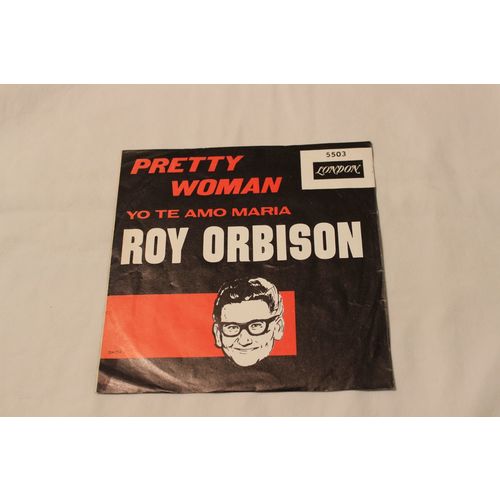 Roy Orbison and the Candy Men Belgium Import 45 & Picture Sleeve PRETTY WOMAN