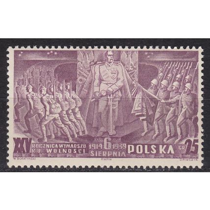 POLEN POLAND [1939] MiNr 0356 ( */mh )