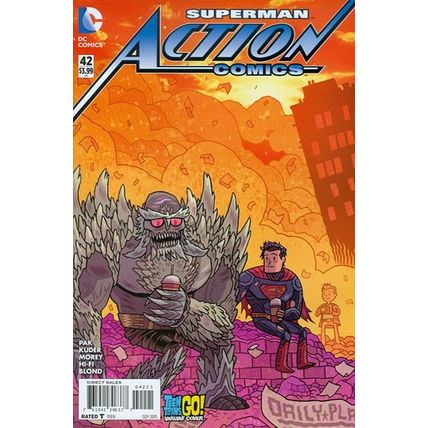 Action Comics (Vol 2) # 042 NM CoverB MODERN AGE COMICS