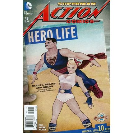 Action Comics (Vol 2) # 043 FN+ CoverB ORIG US COMICS