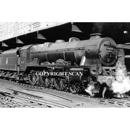 Railway Photograph No. 46151 ROYAL HORSE GUARDSMAN @ CREWE 52 (1)