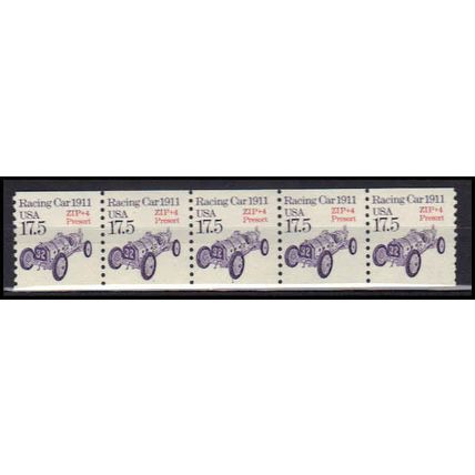 2262a 17.5c Race Car Fine MNH Dry Gum PNC 1/5 X1005