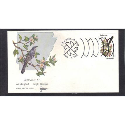 FDC Gill Craft 1956a 20c MockingBird (Cachet-U/A) CV39856