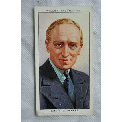 1935 Wills Radio Celebrities 2nd series No. 22 Harry S. Pepper