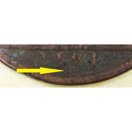1874H Farthing ¼d 001